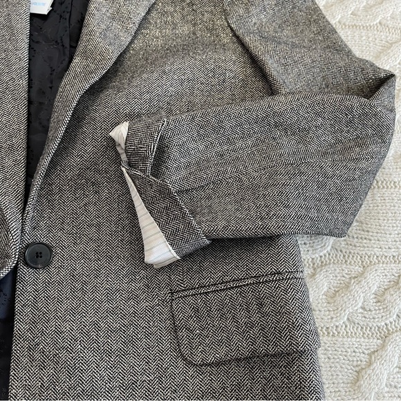 Zadig & Voltaire Victor Lurex Gris BlazerJacket EU 34 - Picture 9 of 12